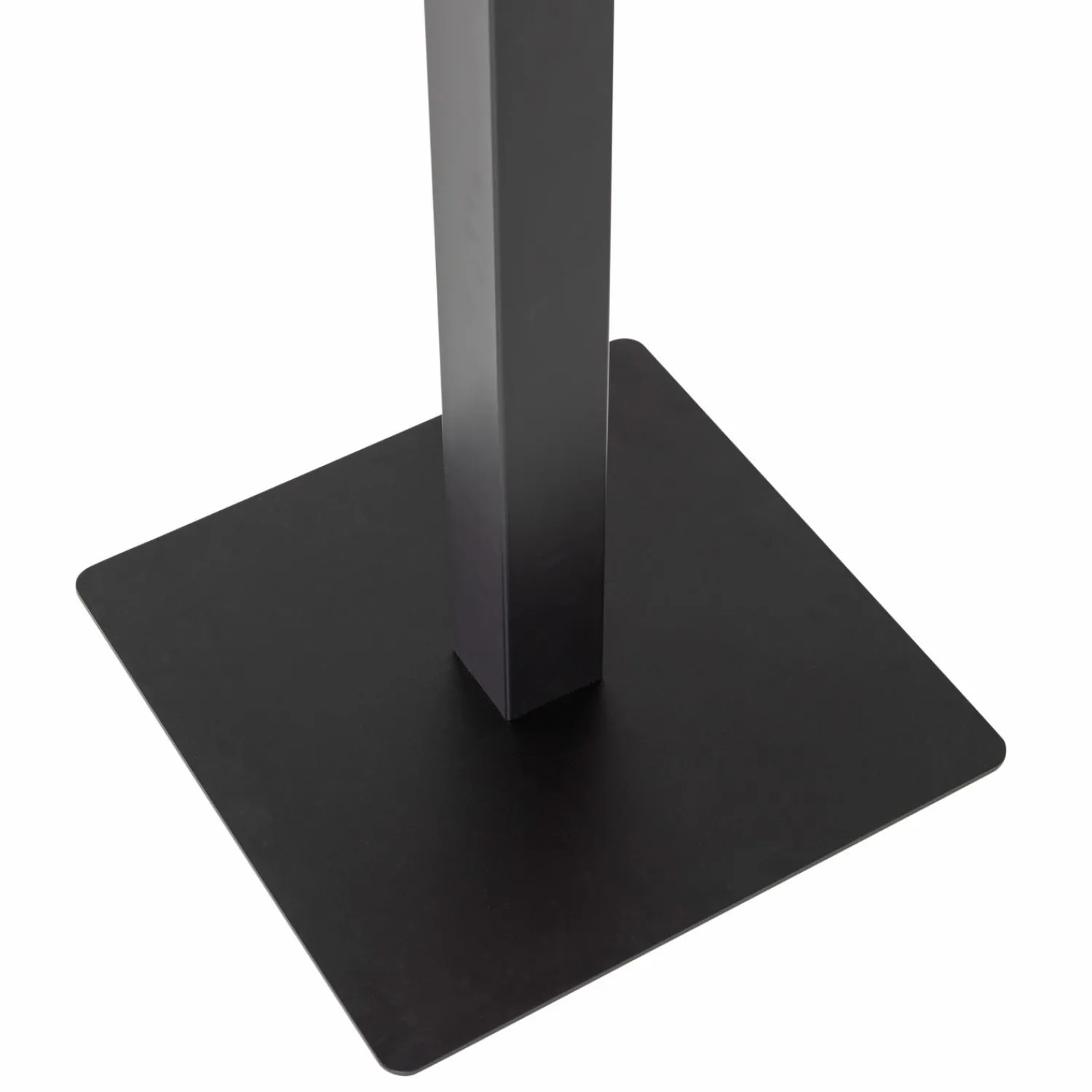 Discount WOOOD Bistro vierkante bartafel poot metaal zwart 105 x 50 x 50 cm