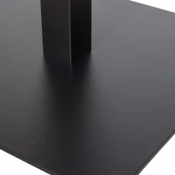 WOOOD Bistro vierkante buisvoet metaal matzwart 72x50x50 cm