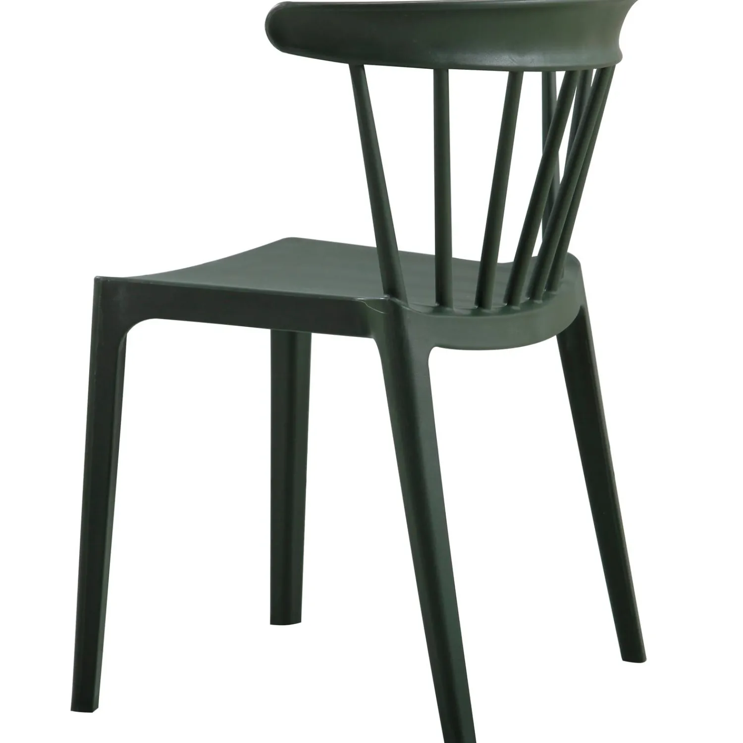 Sale WOOOD Bliss tuinstoel met spijlen kunststof groen Army