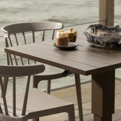 New WOOOD Bliss tuinstoel met spijlen kunststof Taupe