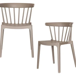 New WOOOD Bliss tuinstoel met spijlen kunststof Taupe