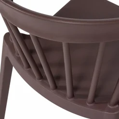 Online WOOOD Bliss tuinstoel met spijlen kunststof Paars/bruin