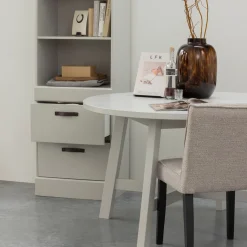 WOOOD Bold boekenkast grenen sneeuwwit