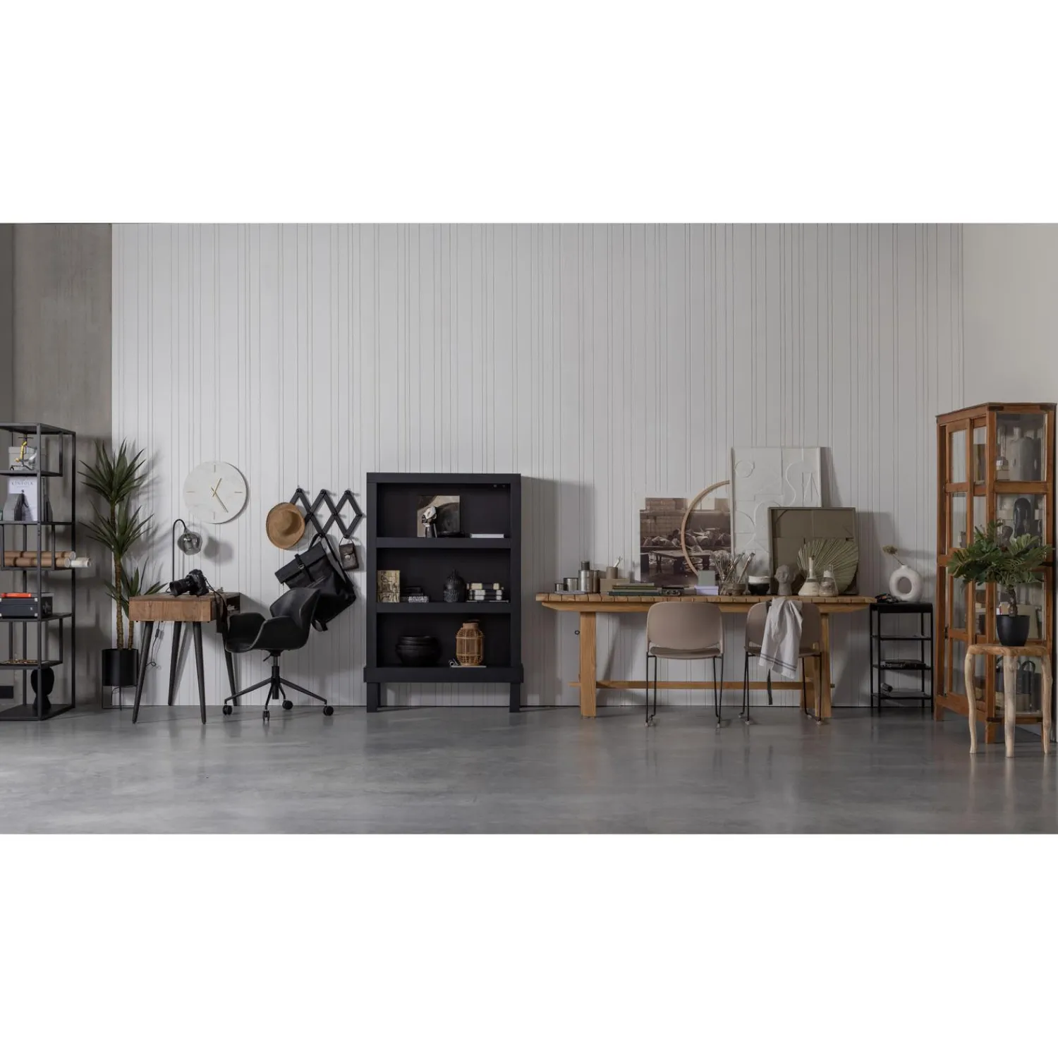 Sale WOOOD Bonk open kast grenen Matzwart