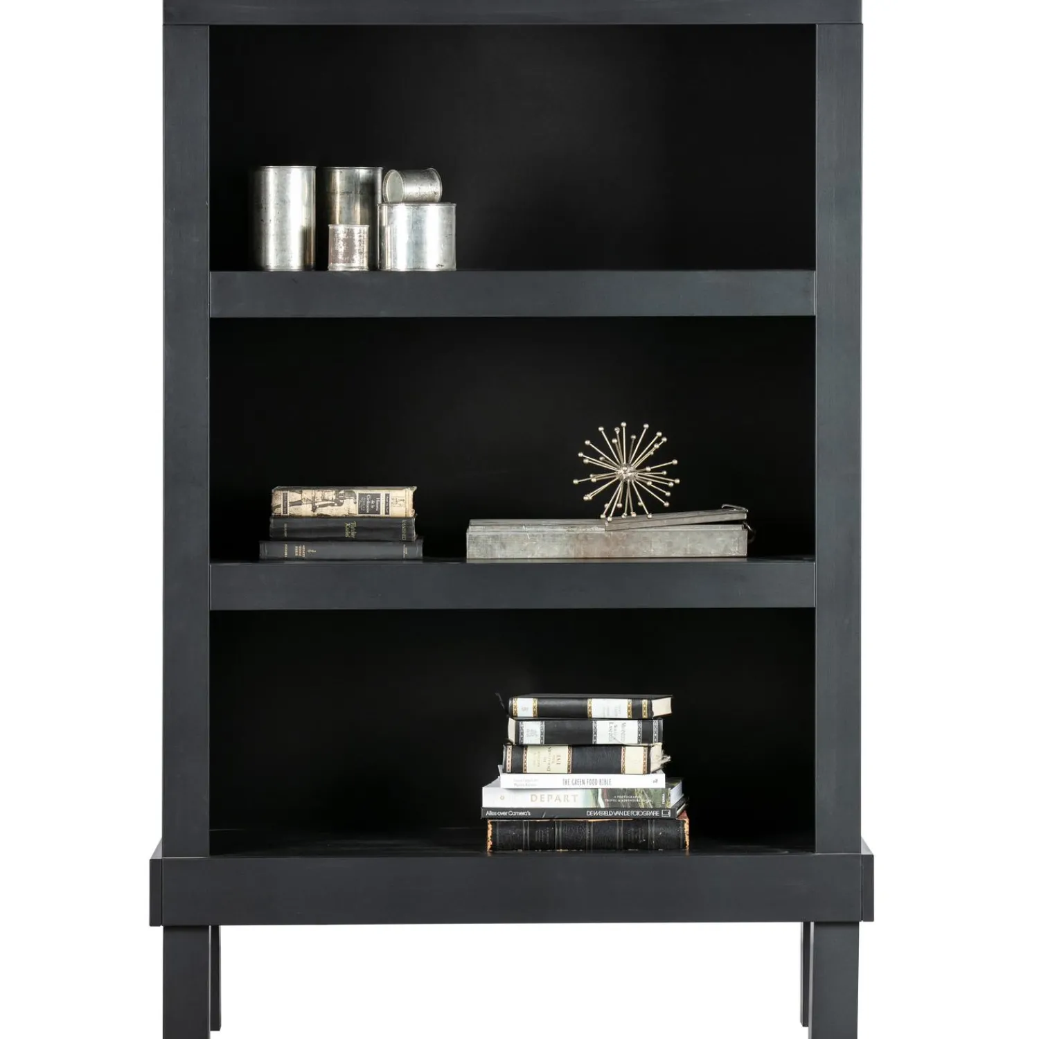 Sale WOOOD Bonk open kast grenen Matzwart