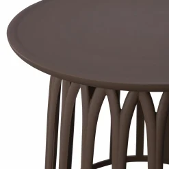 Best WOOOD Boy tuin bijzettafel kunststof Paars/bruin