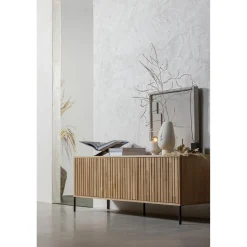 Discount WOOOD Brook boekenstandaard liggend metaal zwart