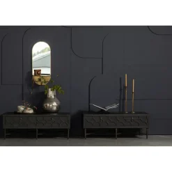 Discount WOOOD Brook boekenstandaard liggend metaal zwart