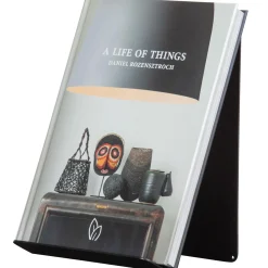 WOOOD Brook boekenstandaard staand metaal zwart