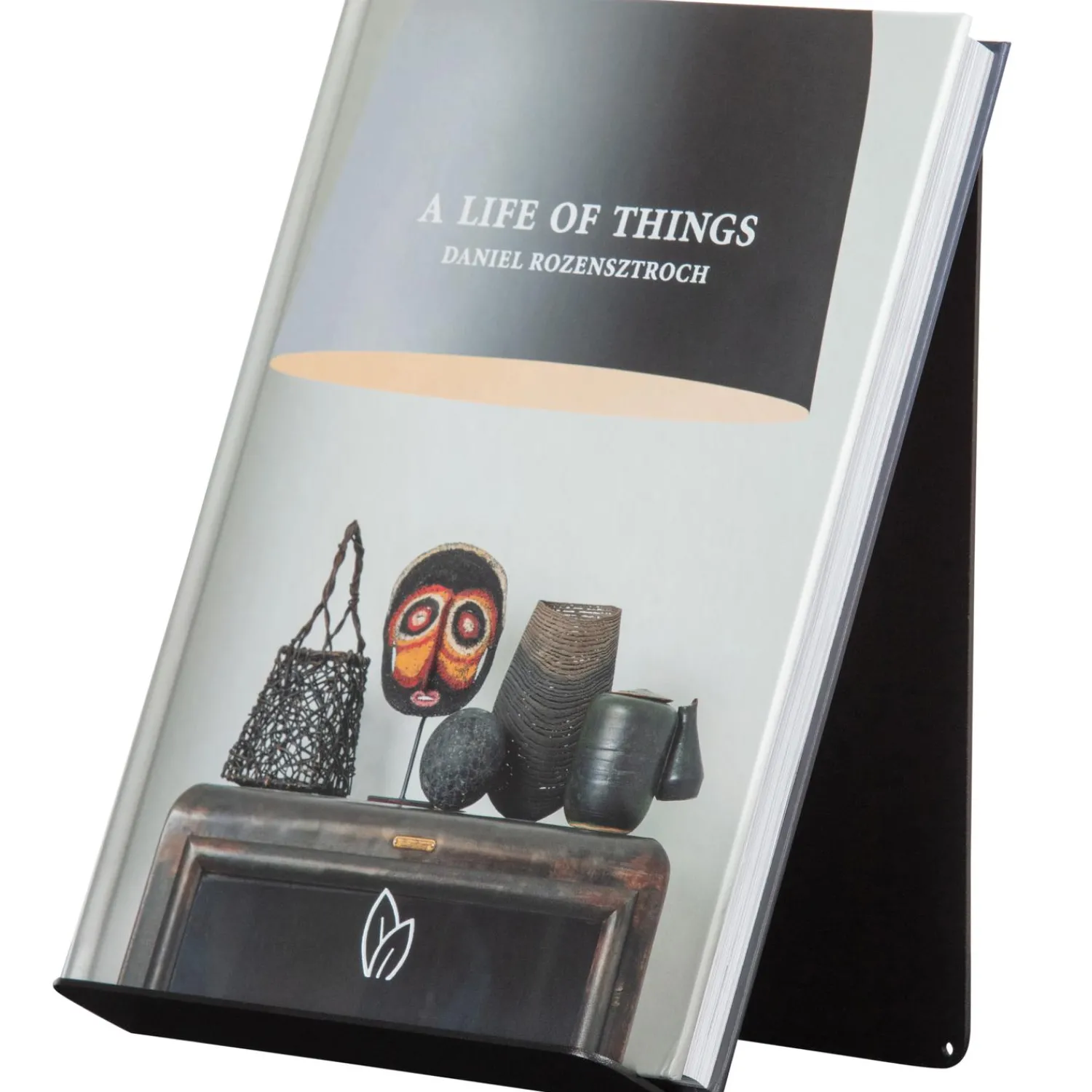 WOOOD Brook boekenstandaard staand metaal zwart