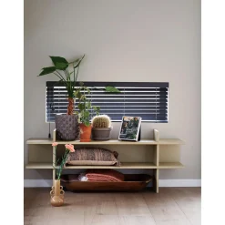 WOOOD Brook boekenstandaard staand metaal zwart