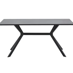 Hot WOOOD Bruno eettafel rechthoek mdf zwart 160x90 cm