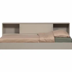 Discount WOOOD Carter bed grenen 90x200 cm Dust