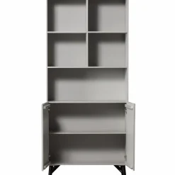 Online WOOOD Carved Organic 2-deurs opbergkast mist