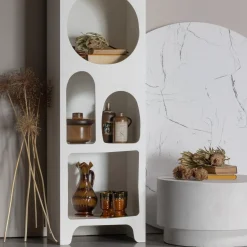 Sale WOOOD Caz vakkenkast smal wit