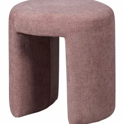 Outlet WOOOD Charlie gestoffeerde kruk Blush