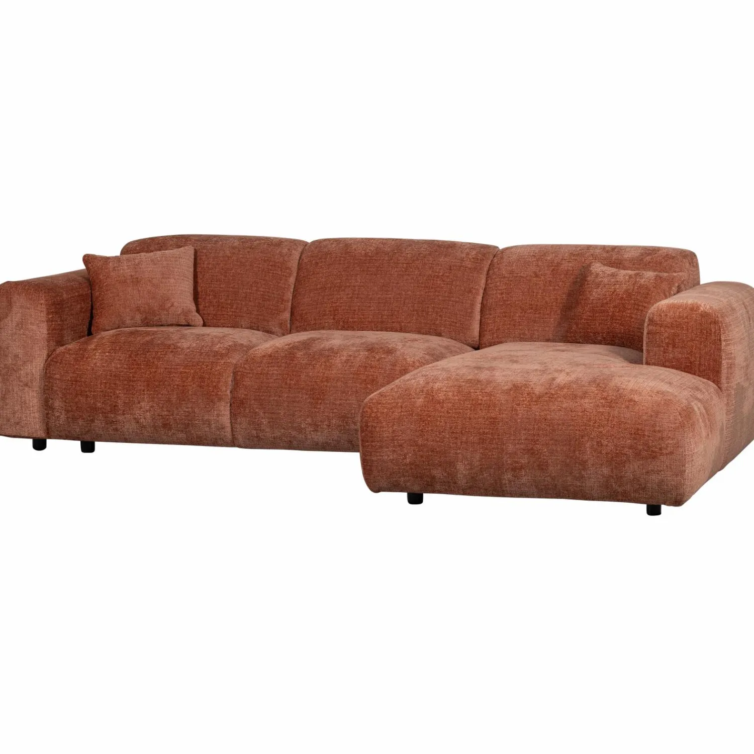 Discount WOOOD Cloud chaise longue bank rechts chenille Terra