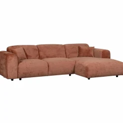 Discount WOOOD Cloud chaise longue bank rechts chenille Terra