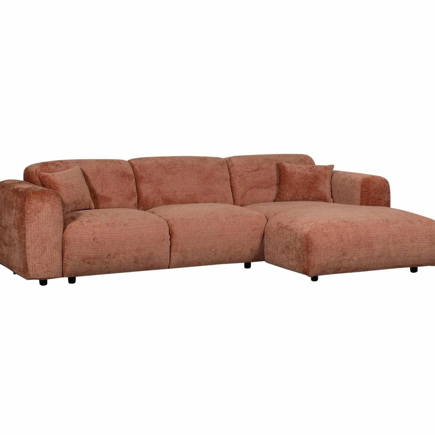 Discount WOOOD Cloud chaise longue bank rechts chenille Terra