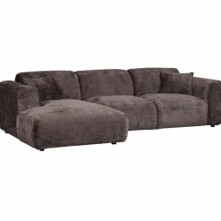 Discount WOOOD Cloud chaise longue bank links chenille Warm bruin