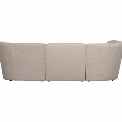 New WOOOD Coco 3-zits bank ronding links bouclé Zand