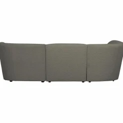 Hot WOOOD Coco 3-zits bank ronding links bouclé Warm groen