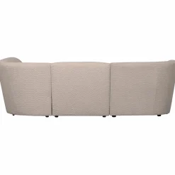 Discount WOOOD Coco 3-zits bank ronding rechts bouclé Zand