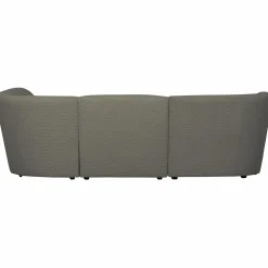 Hot WOOOD Coco 3-zits bank ronding rechts bouclé Warm groen