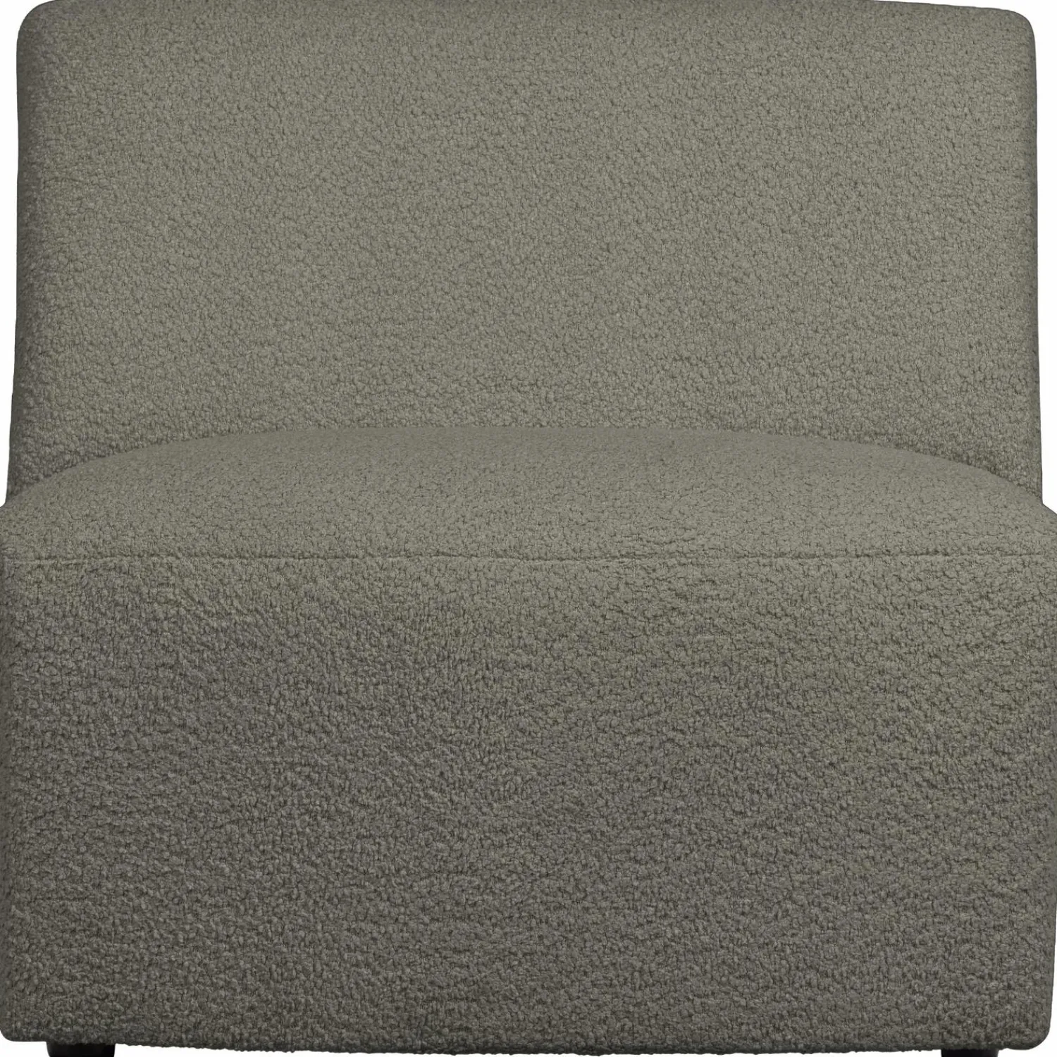 Online WOOOD Coco 1-zits element bouclé Warm groen