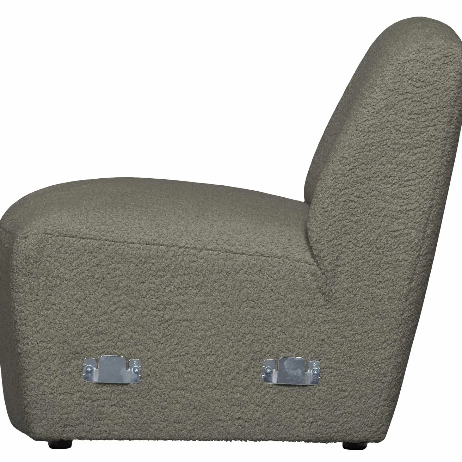 Online WOOOD Coco 1-zits element bouclé Warm groen