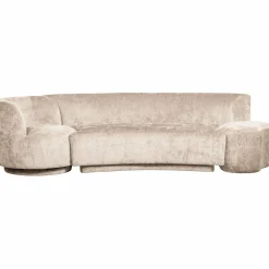 Outlet WOOOD Combi-Popular: bankje + fauteuil + poef Naturel