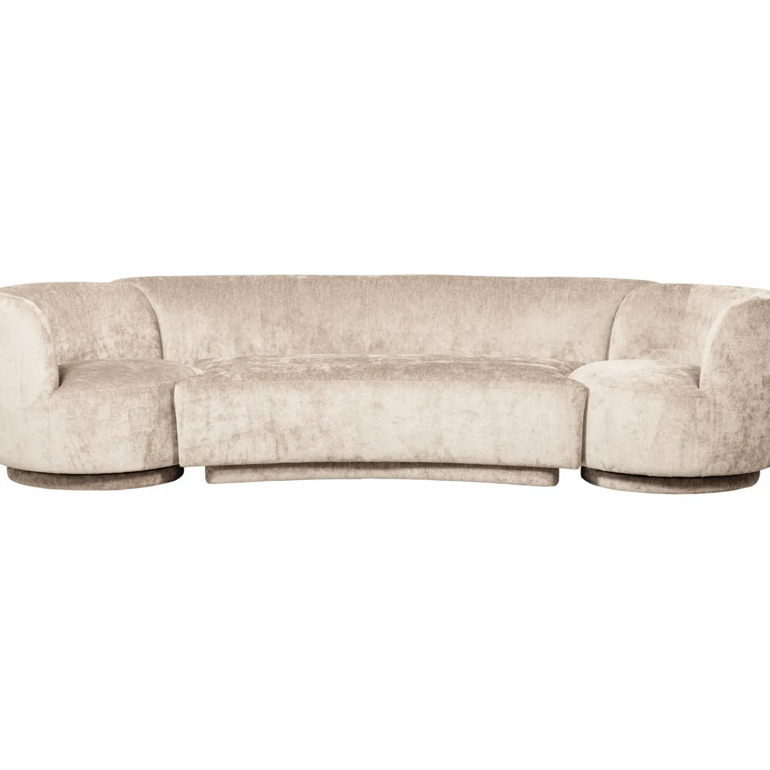 WOOOD Combi-Popular: bankje + fauteuils Naturel