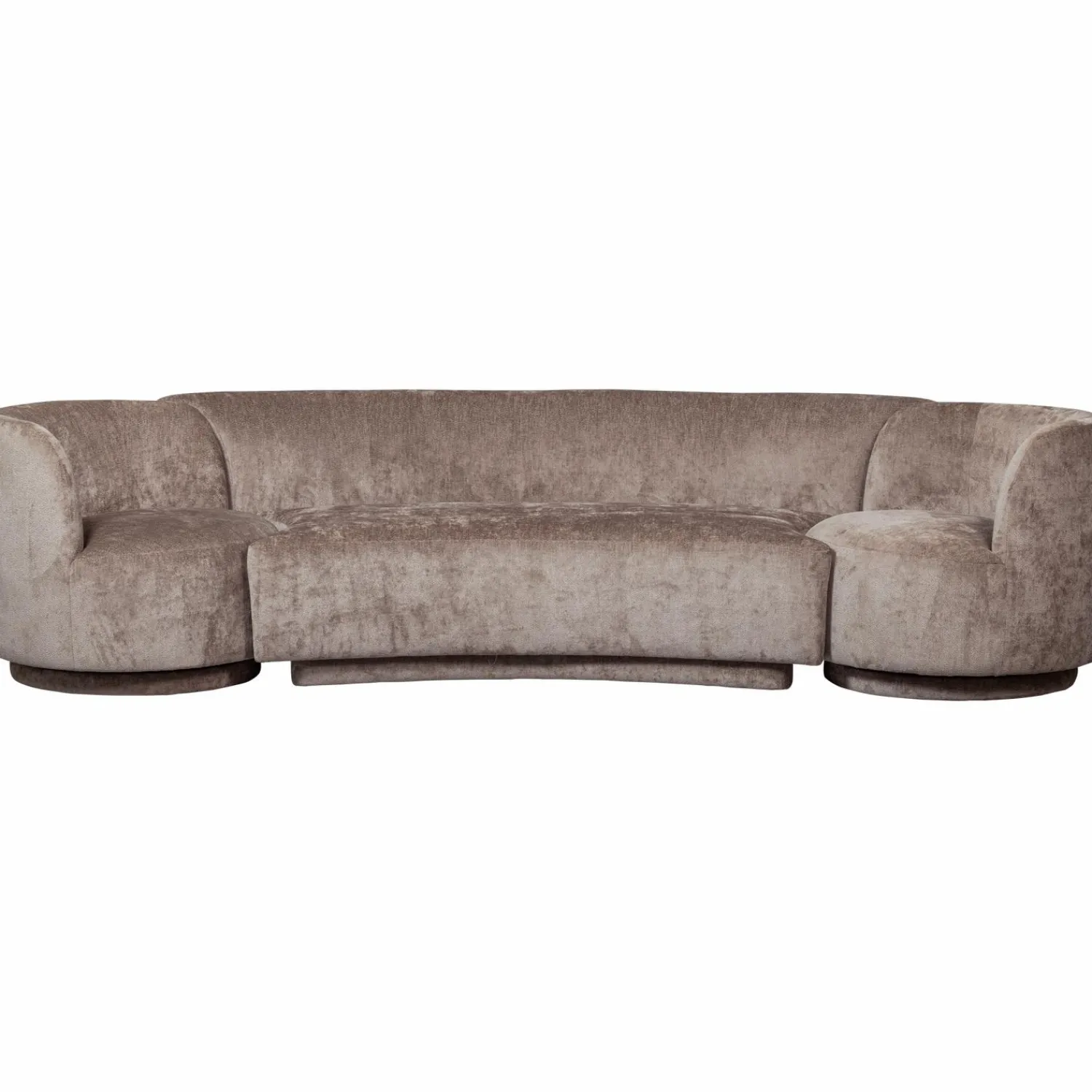 Clearance WOOOD Combi-Popular: bankje + fauteuils Taupe