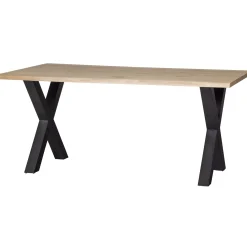 Hot WOOOD Combi-Tablo: boomstam eiken 180x90 & Alkmaar poot