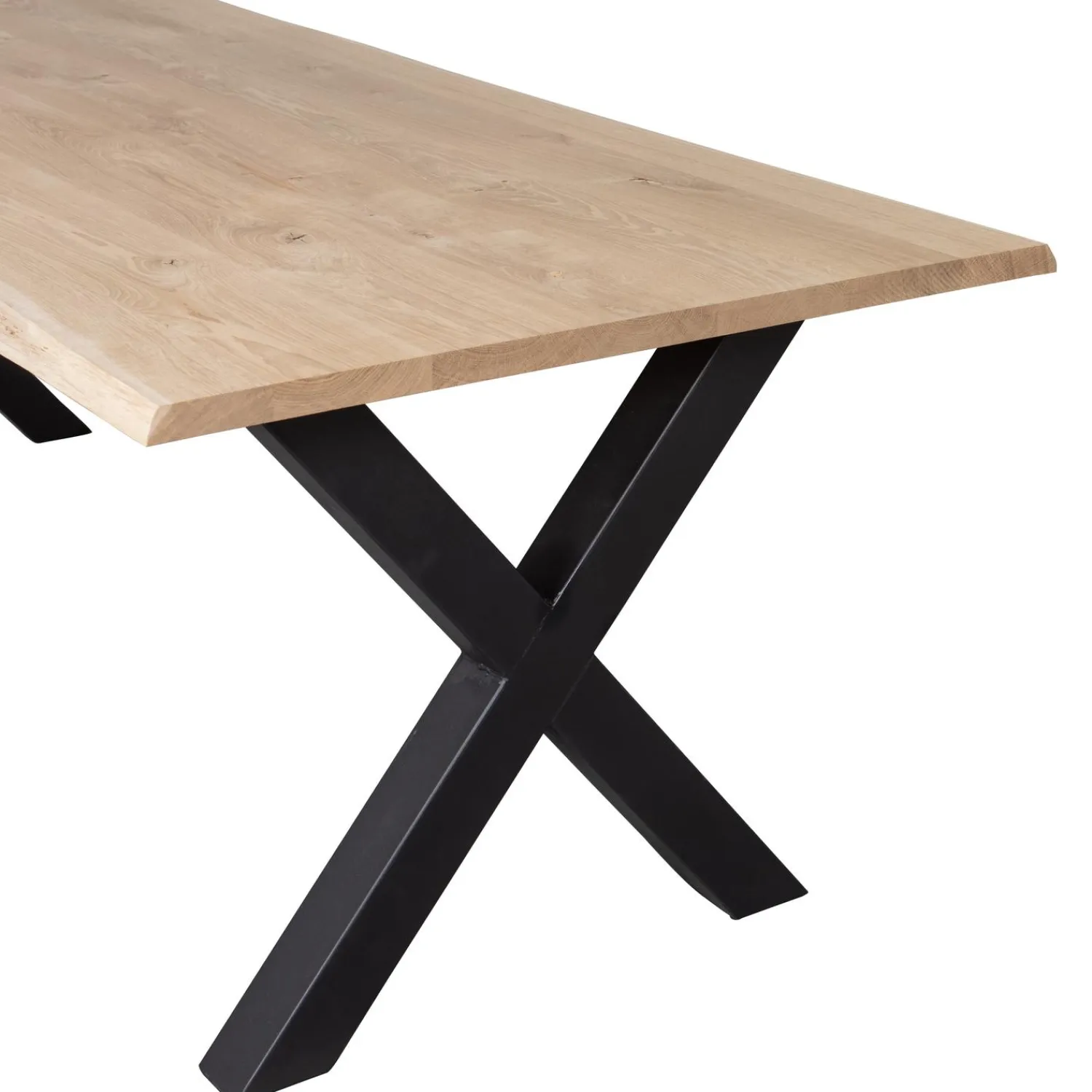 Hot WOOOD Combi-Tablo: boomstam eiken 180x90 & Alkmaar poot