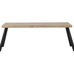 Sale WOOOD Combi-Tablo: mango visgraat 200x90 & 2-standen poot