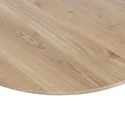 Outlet WOOOD Combi-Tablo: organisch eiken 130x130 & 2-stand zwart