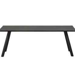 New WOOOD Combi-Tablo: tafel eiken 200x90 & 2-stand blacknight