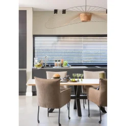 Online WOOOD Combi-Tablo: XL tafelblad eiken 240x100 & Zeeland poot