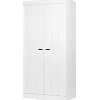 Hot WOOOD Connect 2-deurs kledingkast wit