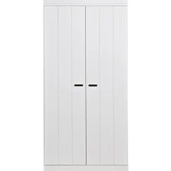 Hot WOOOD Connect 2-deurs kledingkast wit