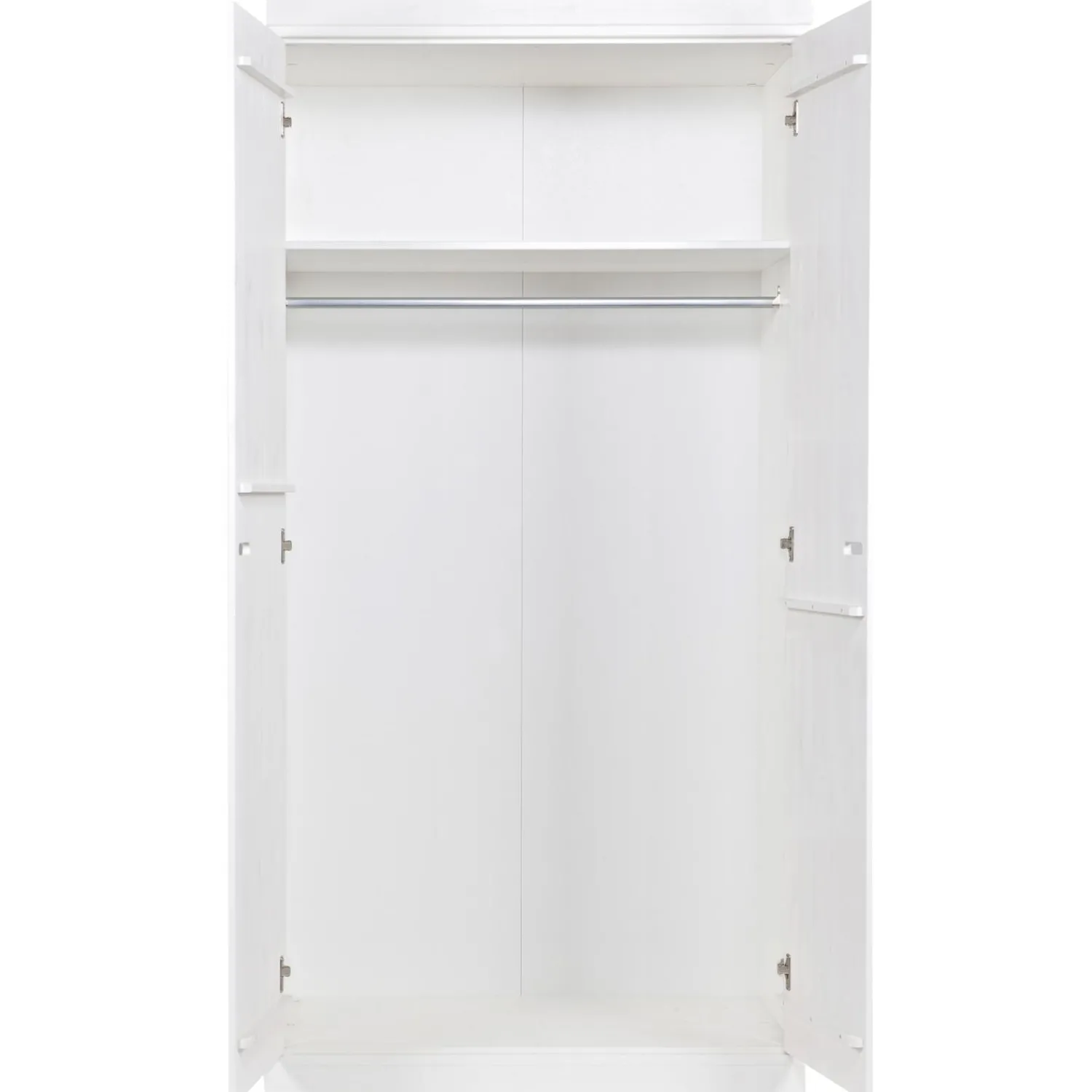 Hot WOOOD Connect 2-deurs kledingkast wit