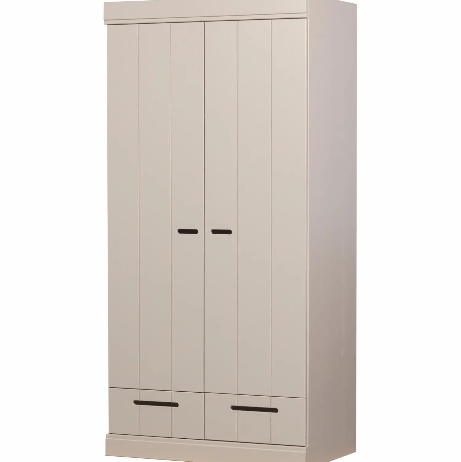 Discount WOOOD Connect 2-deurs kledingkast + lade Dust