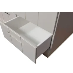 Discount WOOOD Connect 2-deurs kledingkast + lade Dust