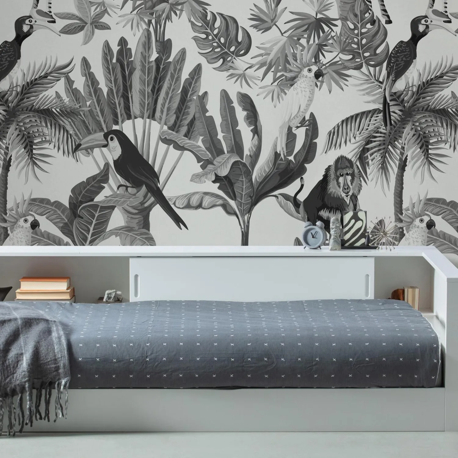 Online WOOOD Connect hoekbed grenen wit