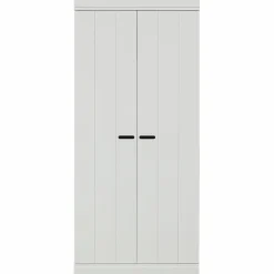 New WOOOD Connect lage kast 2-deurs grenen wit