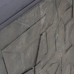 Best WOOOD Counter dressoir hout zwart