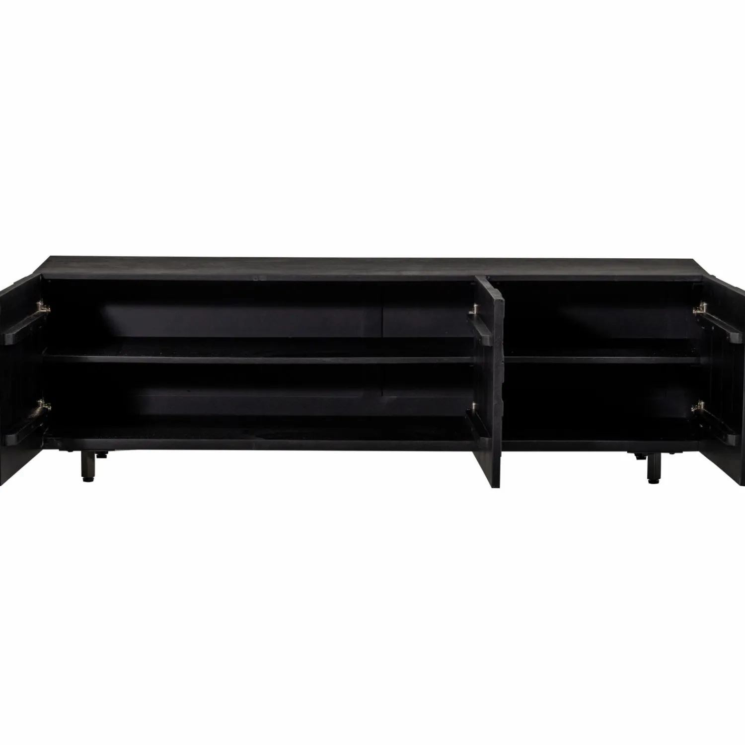 Outlet WOOOD Counter tv meubel mango zwart