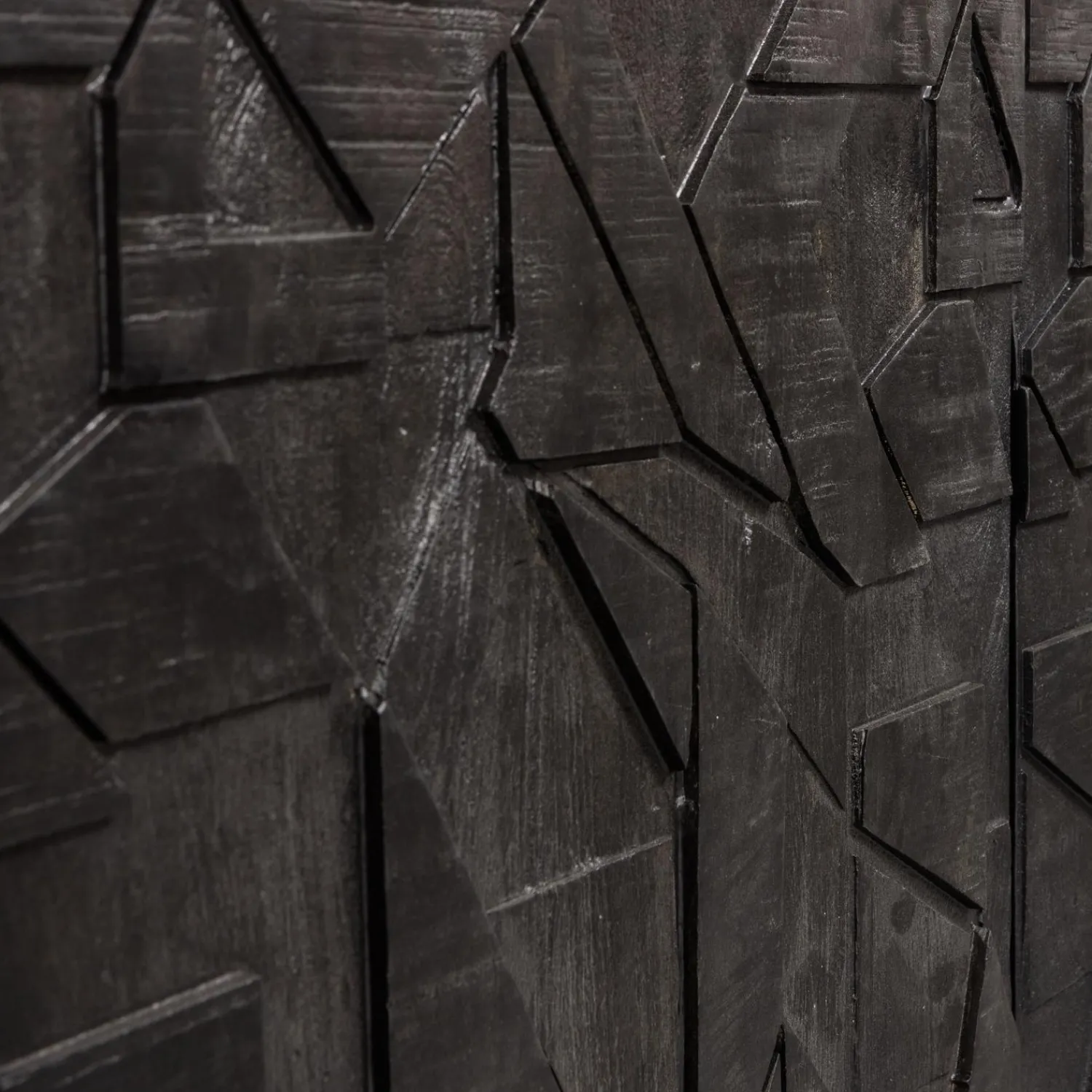 Outlet WOOOD Counter tv meubel mango zwart