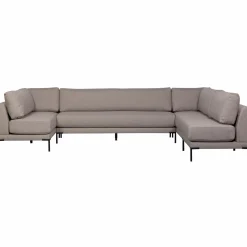 Clearance WOOOD Couple eetbank element 200 cm Taupe